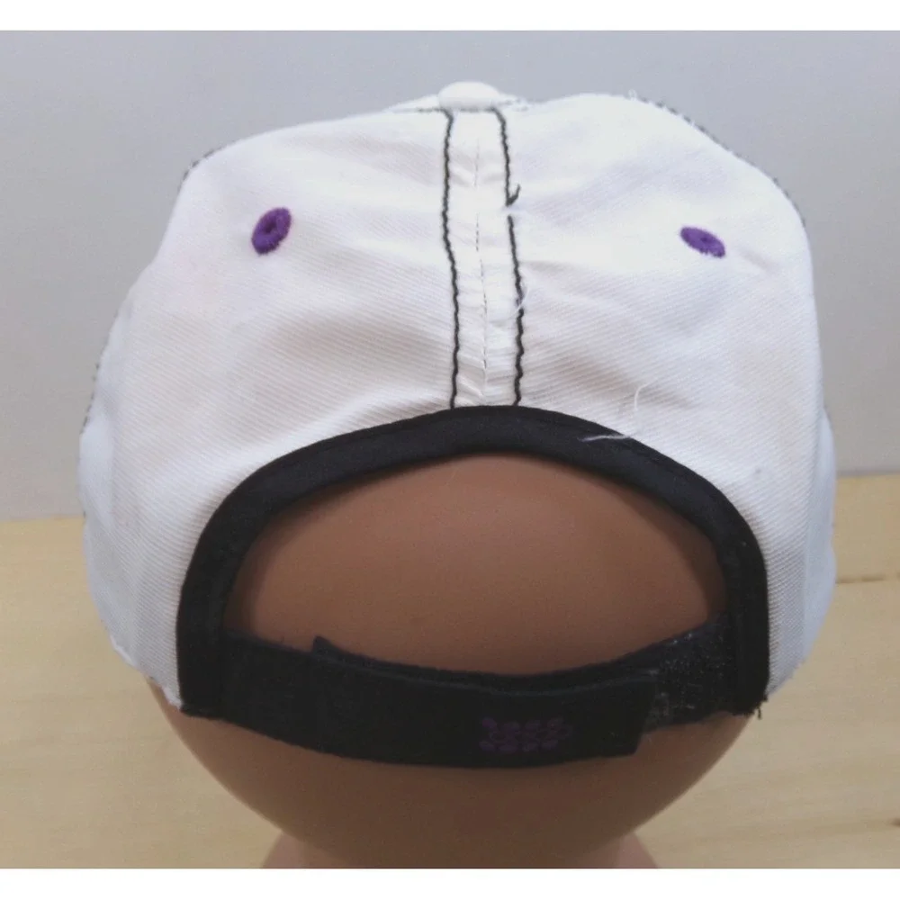 Ping Ladies Light Weight Golf Cap‎ Hat White and Purple Adjustable